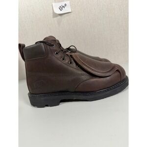RED WING SHOES 5686 Vibram Metarsala Guard Steel Toe Work Boots Brown Men sz 9 M